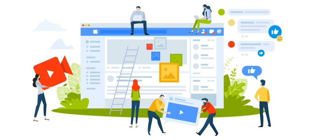 marketing material, business presentation, online advertising