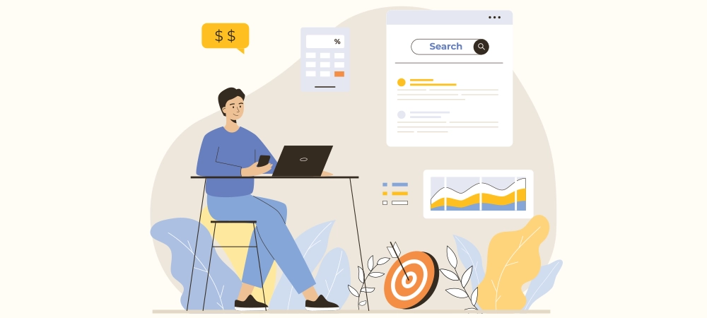 seo budget. calculation of spending for seo. digital marketing investment