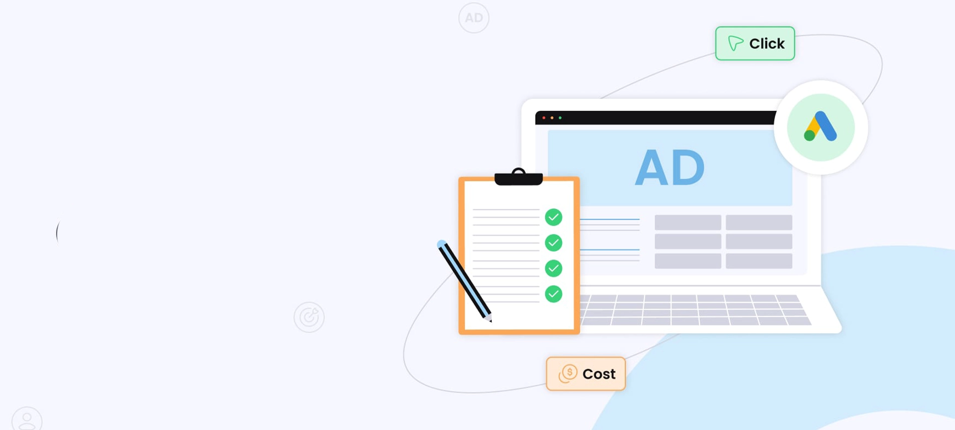 google ads and budget costs