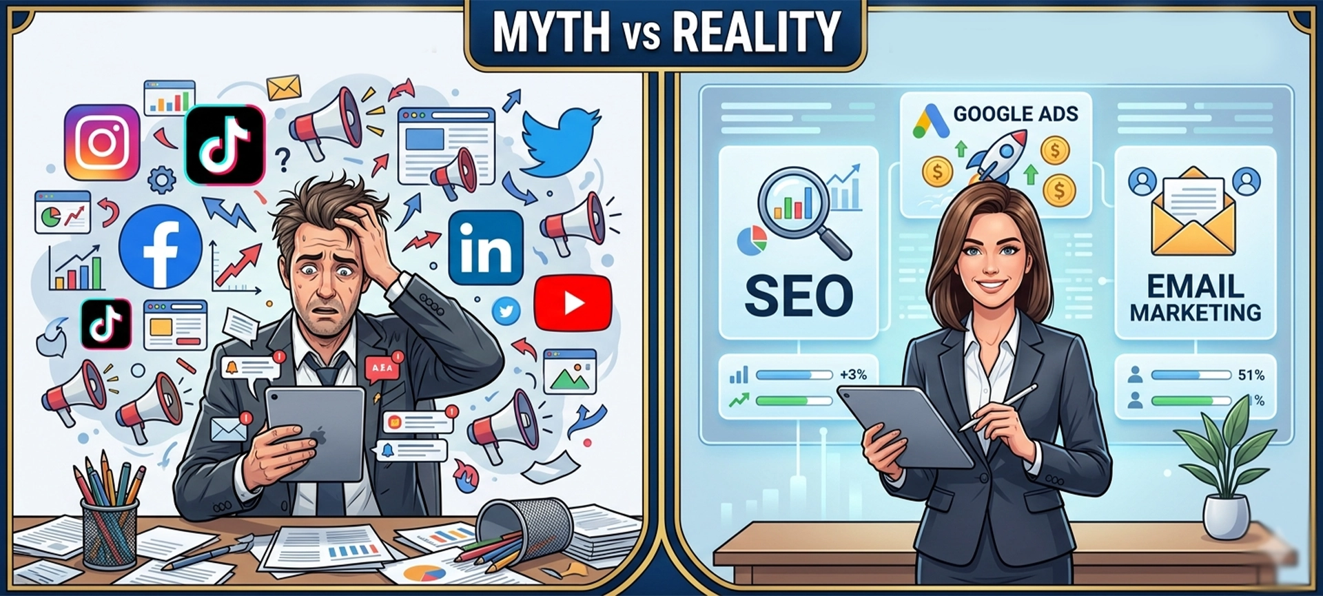Common digital marketing myths affecting Toronto small businesses
