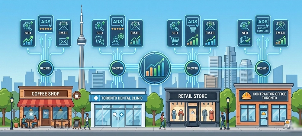 Toronto small businesses growing through digital marketing strategies